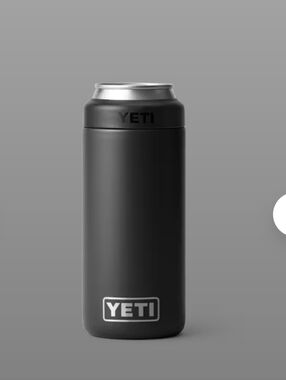 Yeti Rambler Colster Slim Can Insulator- Black
